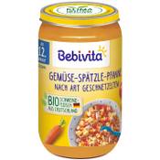 Bebivita Menüs ab 12. Monat Gemüse-Spätzle-Pfanne nach Art Geschnetzeltem Vergleich