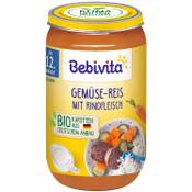 Bebivita Menüs ab dem 12. Monat Gemüse-Reis mit Rindfleisch Vergleich