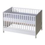 mini mio Babybett Stella 140x70cm weiß