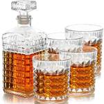 Belle Vous Glas Dekanter Whiskey Set