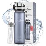BeMaxx Trinkflasche mit Fruchteinsatz