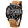 BENYAR Herrenuhr Braun Leder Strap Chronograph