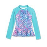 Besserbay Mädchen UV Shirt Rüschensaum