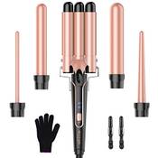BESTOPE Lockenstab Set 5 in 1 mit 3 Fässern Vergleich