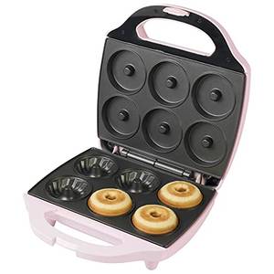 Bestron ASW238 Stampo Per Torte 3-in-1 700W – 7 Ciambelle, 7 Muffin E 12 Cake Pops, Rivestimento Antiaderente