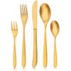 Bettlife Matt Gold Besteck Set