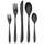 Bettlife Schwarz Besteck