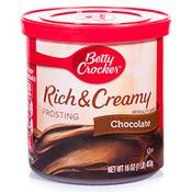 ‎Generals Mills Sales Rich & Creamy Chocolate Frosting Kuchenglasur Vergleich