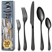 Bewos Schwarzes Besteckset