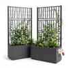 Bigdean Blumenkasten mit Rankgitter