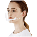 AIEOE Transparenter Mund-Gesichtsschutz