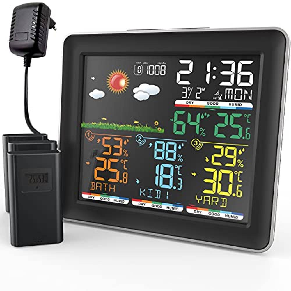 Wlan Funk Wetterstation Mit 3 Außensensoren Wetterstationen mit 3 Außensensoren: Top 10 Test & Vergleich