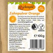 Birkengold Zahnpulver Orange Nachfüllbeutel