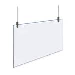 Spuckschutz hängend 120 cm breit