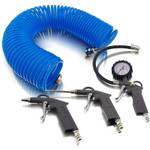 BITUXX® 4 teiliges tlg Druckluftset Zubehör