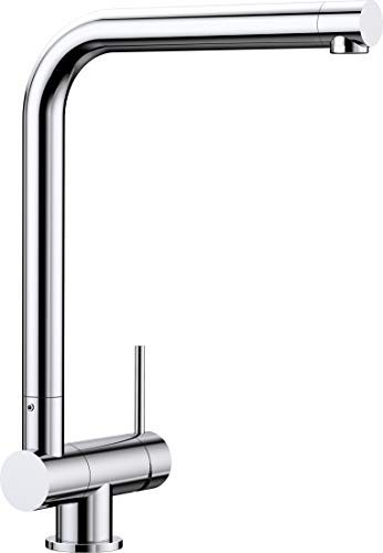 Vorfenster Spültischarmatur Küchenarmatur – Messing Schwarz, 360° Drehbar, Klappbar, Wassersparend