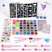 Bledras Glitzer Tattoo Set Kinder