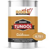 Waterlox Boden+gut Tungöl goldbraun Vergleich