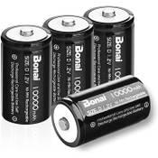 BONAI Wiederaufladbare D-Batterien