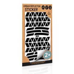 Borgen Reflektor Sticker Aufkleber 2er Set