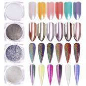 Born Pretty 4er Nagel-Puder-Set Vergleich
