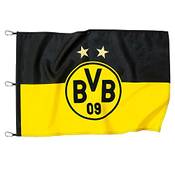 Borussia Dortmund BVB-09-Hissfahne Vergleich
