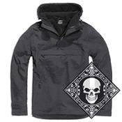 Brandit Windbreaker mit UD Bandana Vergleich
