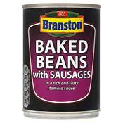Branston Baked Beans mit Würstchen