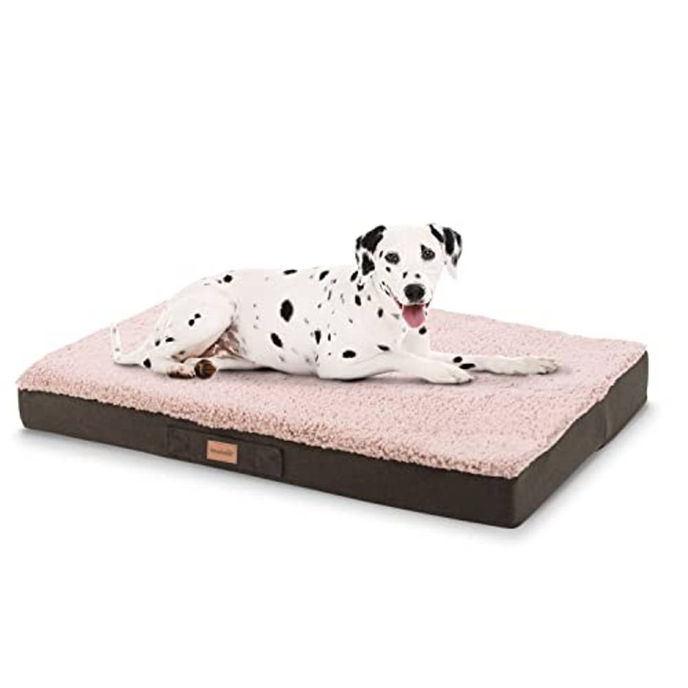 Sytopia Hundebett 94 Cm – Orthopädisch, Wasserdicht, Doppelseitig (Plüsch/Kühltuch), Abnehmbarer Bezug, Für Große Hunde