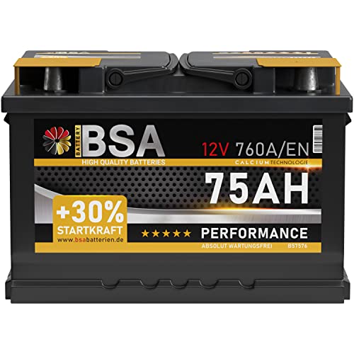 Accurat 12V 72Ah Autobatterie Starterbatterie Batterie KFZ statt 66Ah 68Ah  70Ah