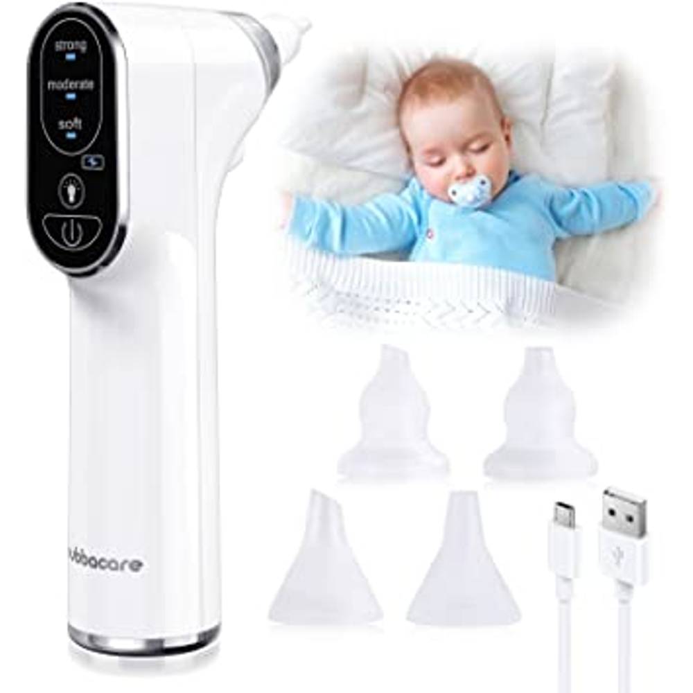 Bubbacare Baby Nasensauger, Elektrischer Nasenreini Produktbild-Vorschau 4