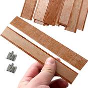 Buennos Kerzendocht aus Holz Vergleich