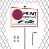 Buoshuo Privatparkplatz Schild