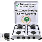 Gaskocher 4-flammig
