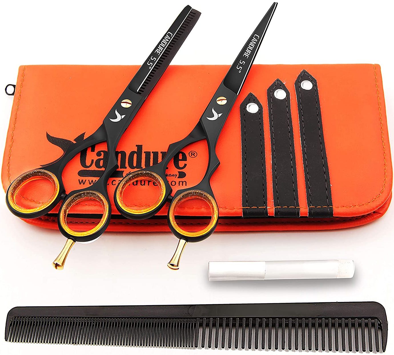 Professionelle Friseurschere 14 Cm Aus Chromstahl - Rasiermesserscharf, Für Heim & Salon