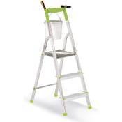 Casabriko 11033 Haushaltsleiter aus Aluminium, 3 Stufen, Grün Vergleich