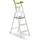 Casabriko 11033 Haushaltsleiter aus Aluminium, 3 Stufen, Grün