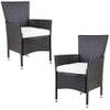 Casaria 2er Set Gartenstuhl 107087