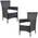 Casaria 2er Set Gartenstuhl 107087