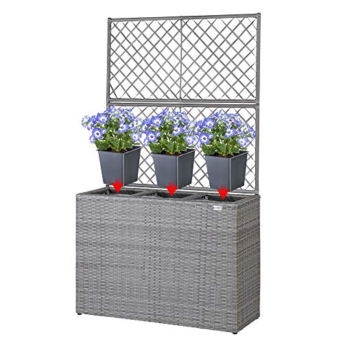 blumenständer balkon schmal JARDI 50 Anthracite – Balcony Box 50x17x17 cm 8 kg Natural Slate Black –  CLIMAQUA main image 0