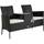 Casaria Poly Rattan Gartenbank