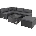 Casaria Polyrattan Lounge Set XL