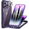 Cenhufo iPhone 14 Pro Max Hülle, 360 Grad Schutzhülle