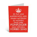 Central 23 Geburtstagskarte zum 60. Geburtstag