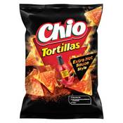 Chio Tortillas Extra Hot Sauce Style Vergleich