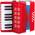 Classic Cantabile Bambino Rosso Kinder Akkordeon