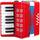 Classic Cantabile Bambino Rosso Kinder Akkordeon