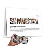 Codiarts Poster XL-Grußkarte personalisiert