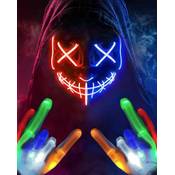 Colplay LED Halloween Maske