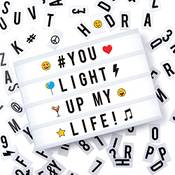 Cosi Home Lightbox mit Buchstaben Vergleich